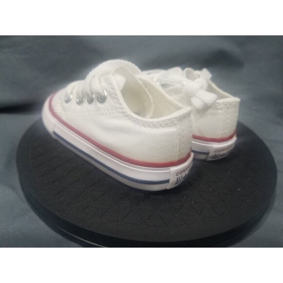 Converse Toddler C/T All Star EVA Ox Sneakers White Red Size 4 NEW NO BOX! - Picture 5 of 9